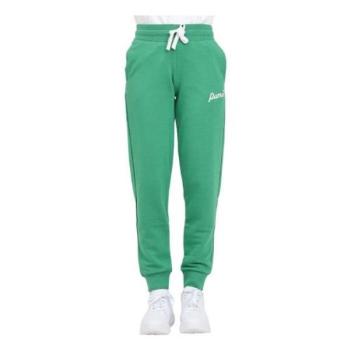 Puma Sweatpants Green, Dam