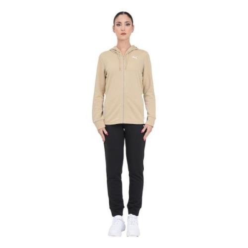 Puma Klassisk huva jumpsuit Beige, Dam