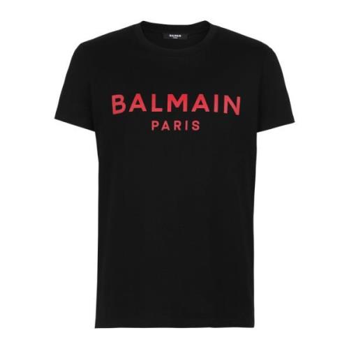 Balmain T-Shirts Black, Herr