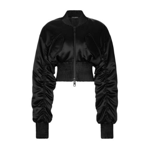 Dolce & Gabbana Bomber Jackets Black, Dam