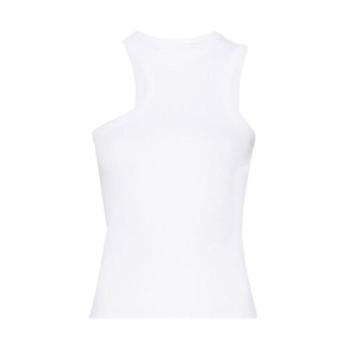 Axel Arigato Broderad Monogram Racerback Tank White, Dam