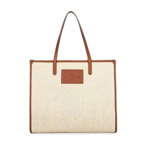 Etro Tote Bags Beige, Dam