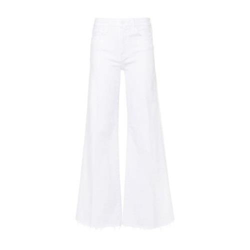 Mother Wide Trousers White, Dam