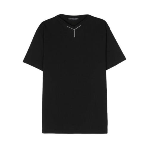 Y/Project T-Shirts Black, Herr