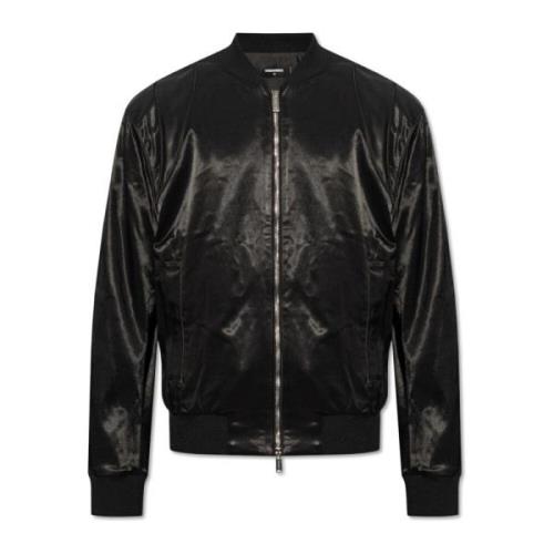 Dsquared2 Satin bomberjacka Black, Herr