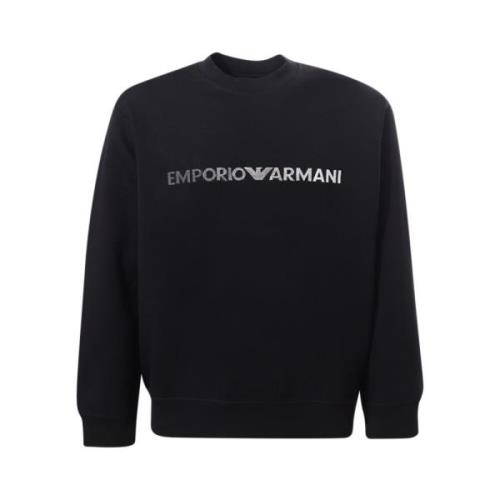 Emporio Armani Sweatshirts Black, Herr