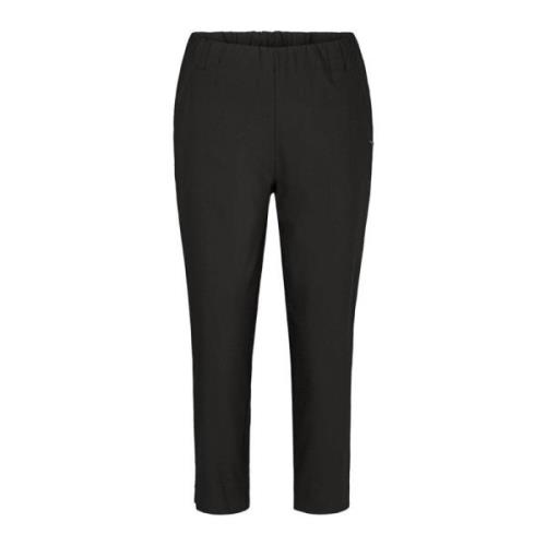 LauRie Cropped Trousers Black, Dam