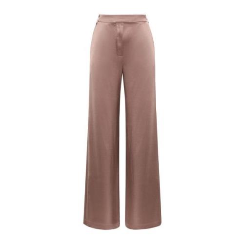 Maliparmi Wide Trousers Brown, Dam