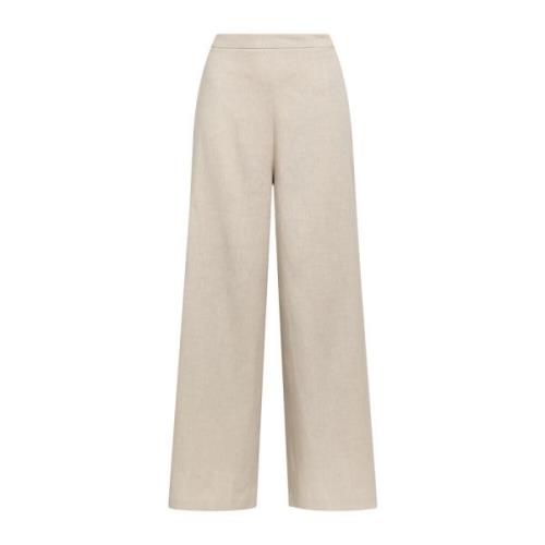 Maliparmi Trousers Beige, Dam