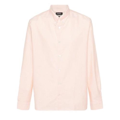 A.p.c. Orange EAA Chemise Greg Pink, Herr