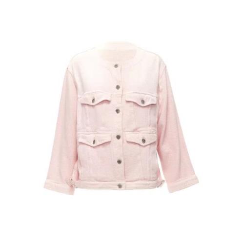 Chanel Vintage Pre-owned Bomull ytterklder Pink, Dam