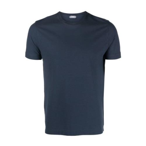 Zanone T-Shirts Blue, Herr