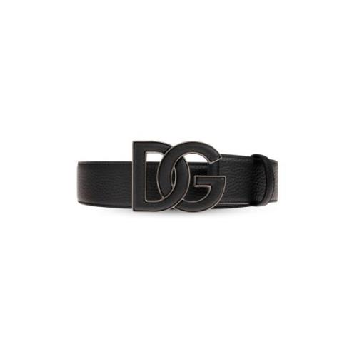 Dolce & Gabbana Bälte med logotyp Black, Herr