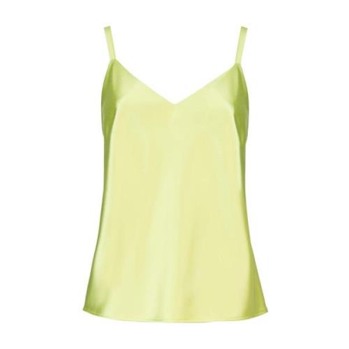 Doris S Sleeveless Tops Green, Dam