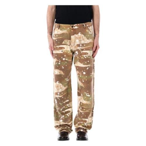 Msgm Trousers Multicolor, Herr