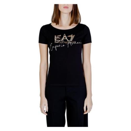 Emporio Armani EA7 T-Shirts Black, Dam