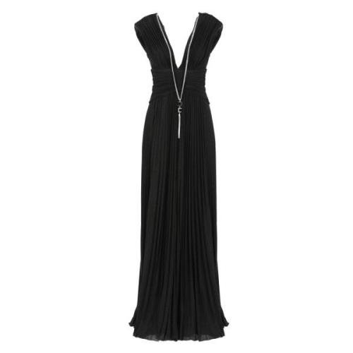 Elisabetta Franchi Maxi Dresses Black, Dam