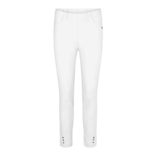 LauRie Cropped Trousers White, Dam