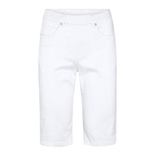 LauRie Denim Shorts White, Dam