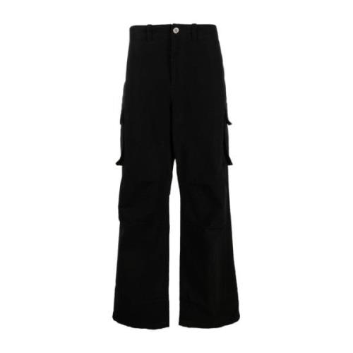 Our Legacy Wide Trousers Black, Herr