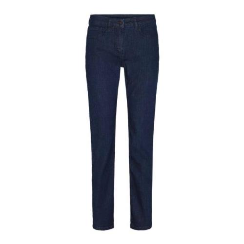 LauRie Slim-fit Jeans Blue, Dam