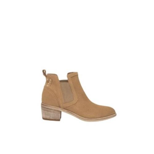 Nerogiardini Chelsea Boots Beige, Dam