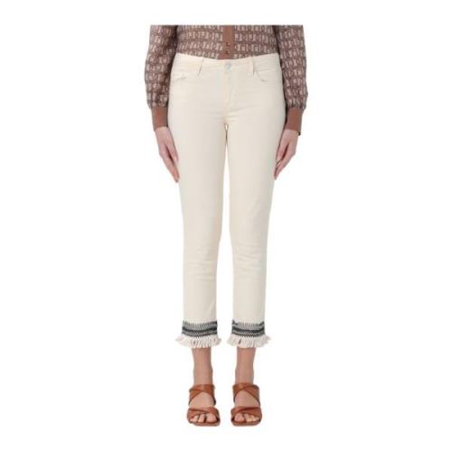 Liu Jo Trousers White, Dam