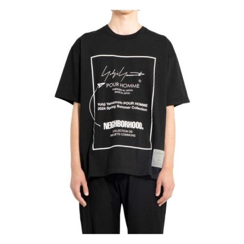 Yohji Yamamoto T-Shirts Black, Herr