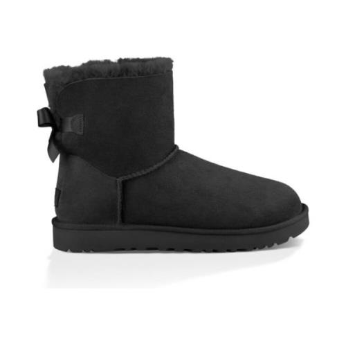 UGG Mini Bailey Bow II Boot Black, Dam