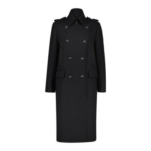 Drykorn Double-Breasted Coats Black, Dam