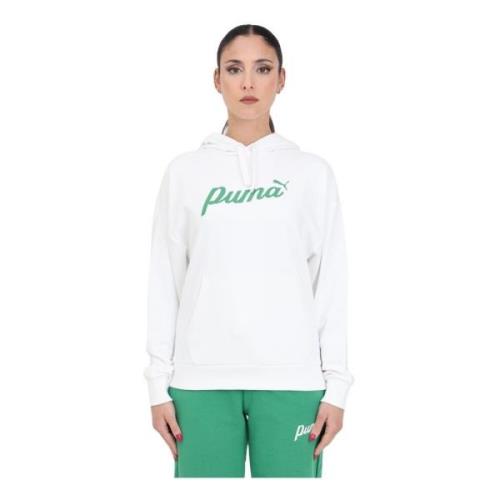 Puma Hoodies White, Dam