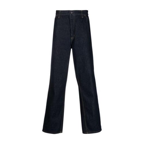 Carhartt Wip Straight Jeans Blue, Herr