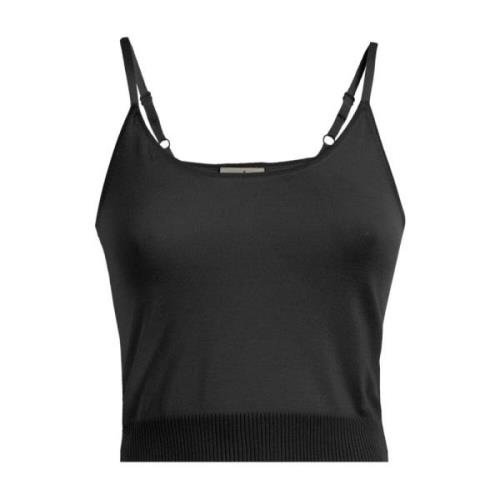 Deha Sleeveless Tops Black, Dam