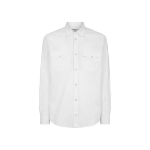 Dondup Casual Shirts White, Herr