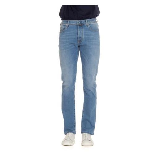 Jacob Cohën Denim Jeans Klassisk Passform Blue, Herr