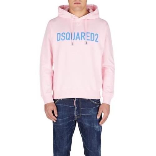 Dsquared2 Hoodies Pink, Herr