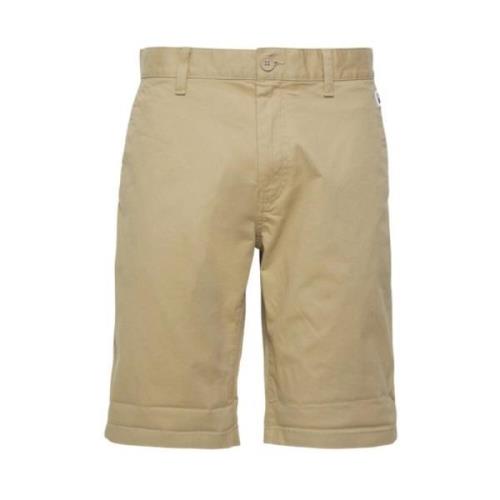 Tommy Hilfiger Klassiska Bermuda Shorts Beige, Herr