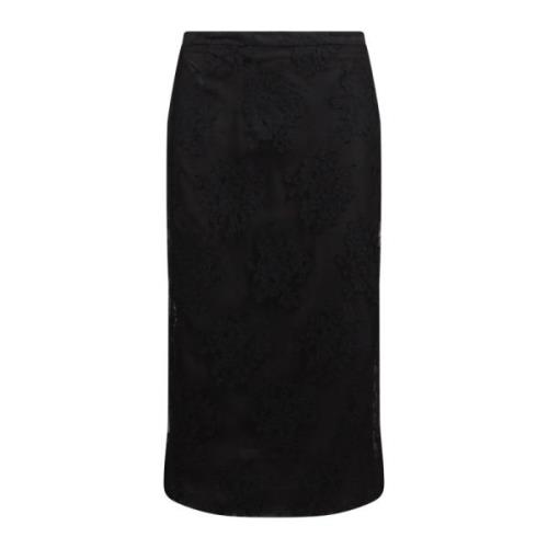 Dolce & Gabbana Midi Skirts Black, Dam