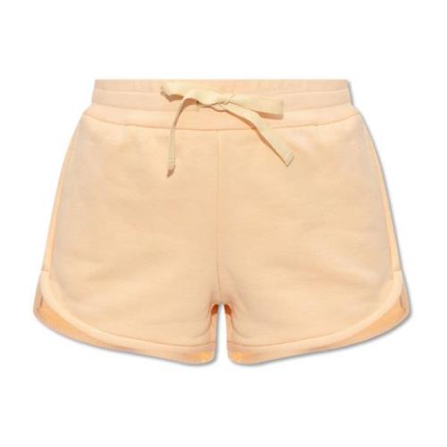 Jil Sander Bomullsshorts Orange, Dam