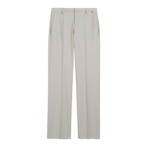 Cinque Straight Trousers Beige, Dam