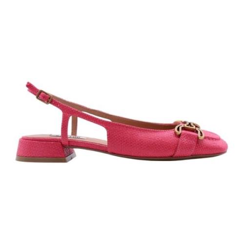 Bibi Lou Stiliga Slingback Ballerinaskor Pink, Dam