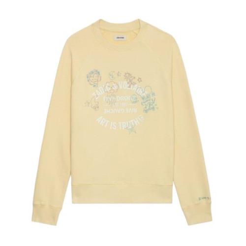 Zadig & Voltaire Gula Sweaters Yellow, Dam