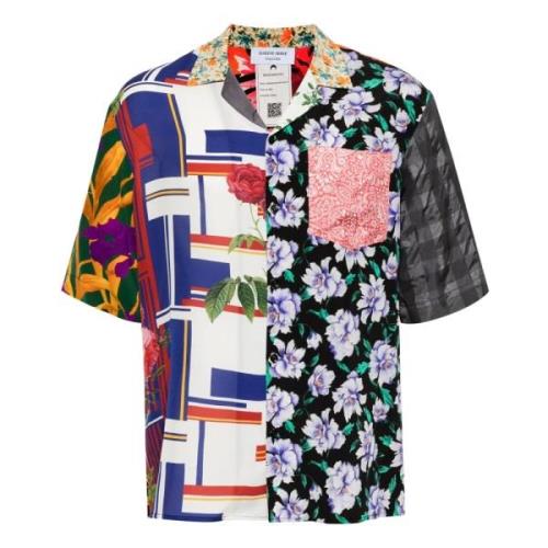 Marine Serre Short Sleeve Shirts Multicolor, Herr