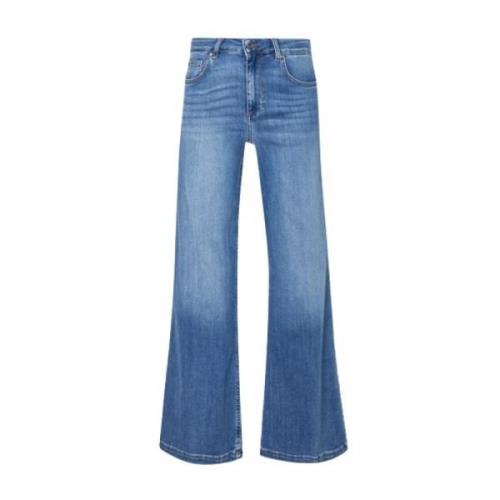 Liu Jo Flared Jeans Blue, Dam