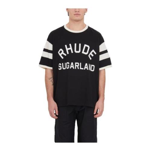 Rhude T-Shirts Black, Herr