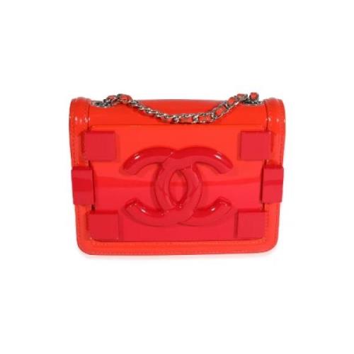 Chanel Vintage Pre-owned Laeder crossbodyvskor Red, Dam