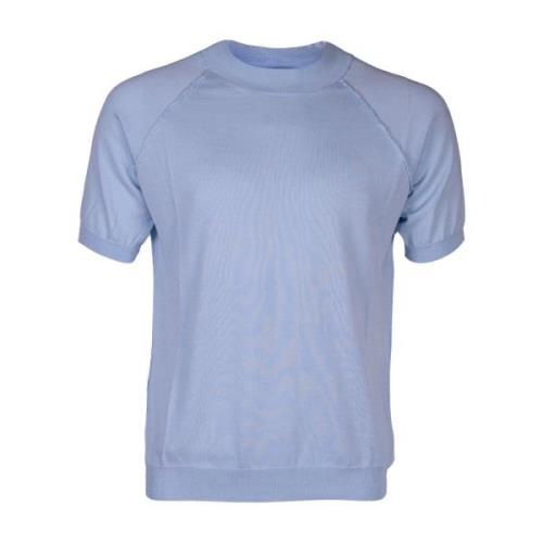 Mauro Grifoni Herr bomull T-shirt av Grifoni Blue, Herr