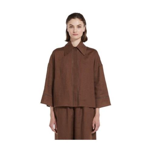 Max Mara Light Jackets Brown, Dam