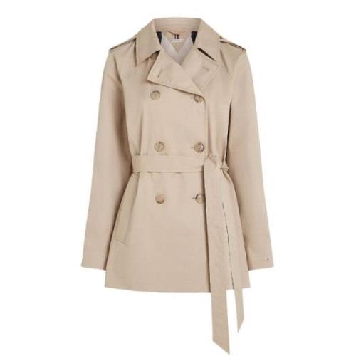 Tommy Hilfiger Trench Coats Beige, Dam