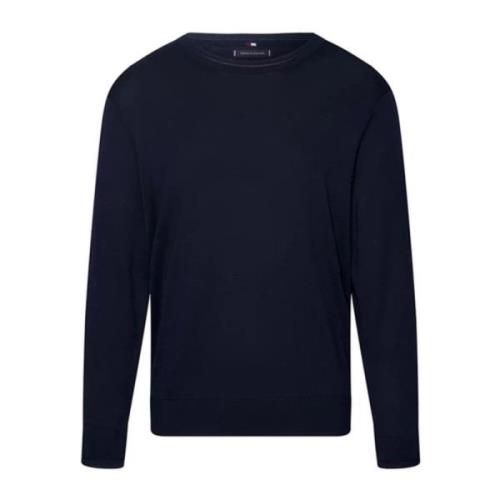 Tommy Hilfiger Round-neck Knitwear Blue, Herr